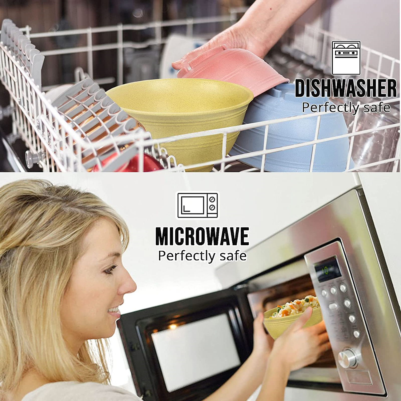 Shopwithgreen Wheat Straw Bowls - 30 OZ 4pcs/6pcs-shopwithgreen