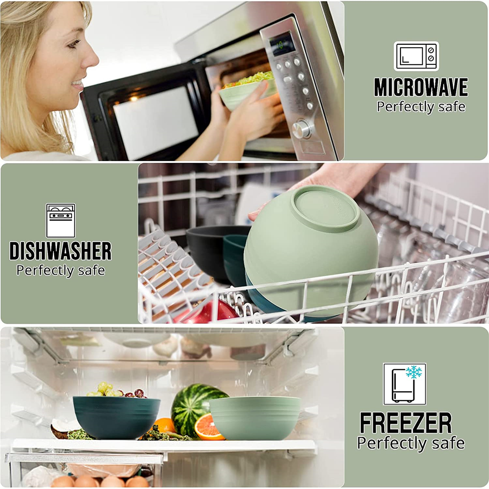 Shopwithgreen Wheat Straw Bowls - 4pcs 24 OZ-shopwithgreen