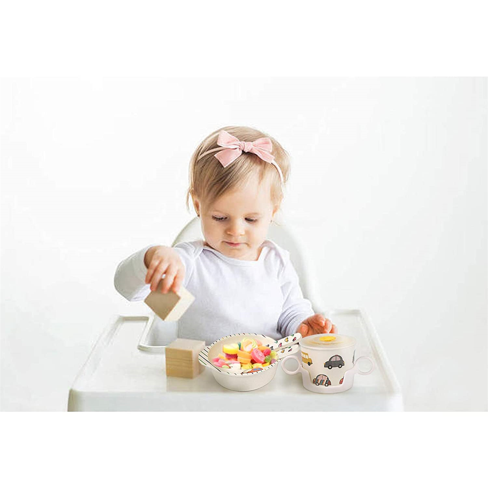 Shopwithgreen Bamboo Kids Dinnerware Set 7 pcs-shopwithgreen