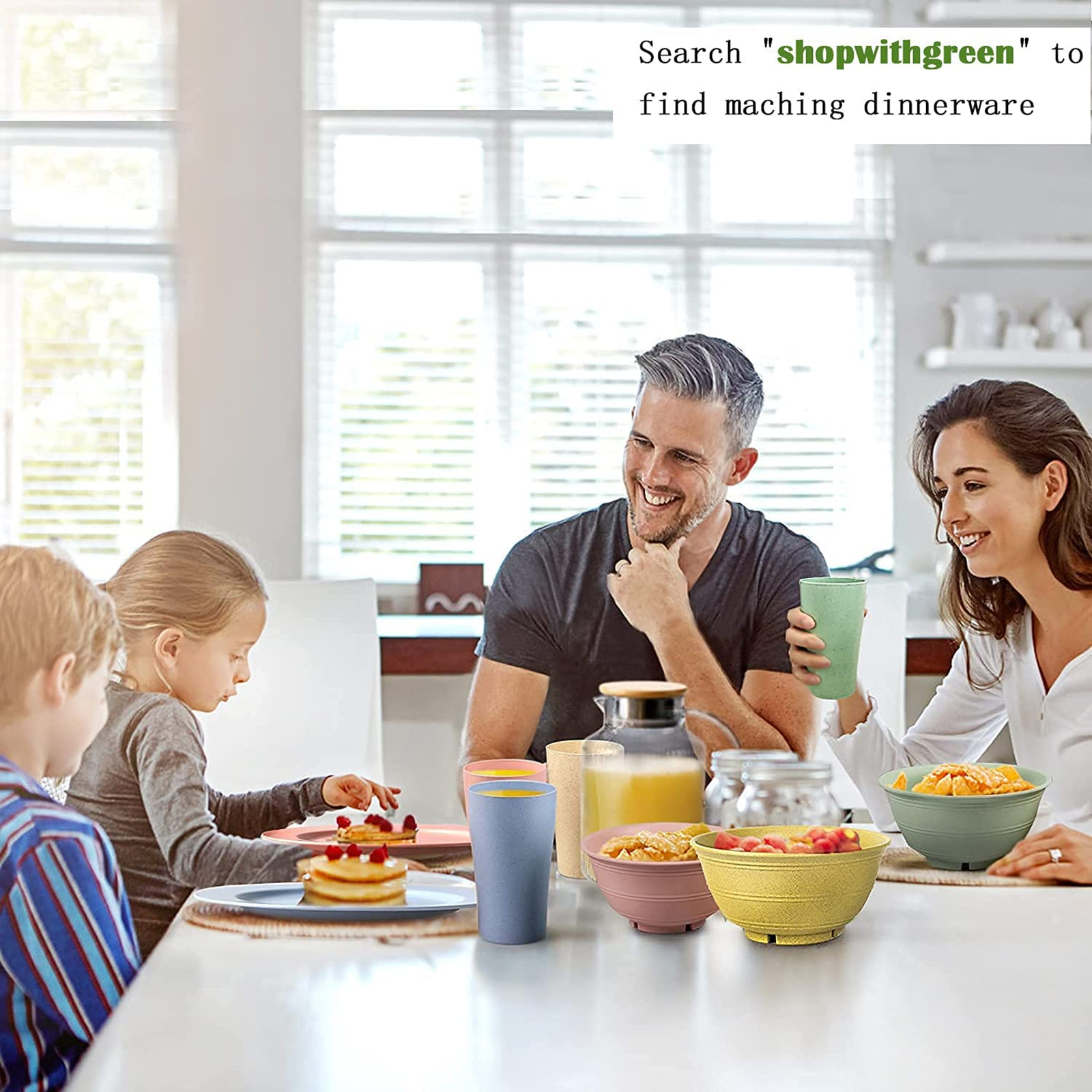 Shopwithgreen Wheat Straw Bowls - 30 OZ 4pcs/6pcs-shopwithgreen