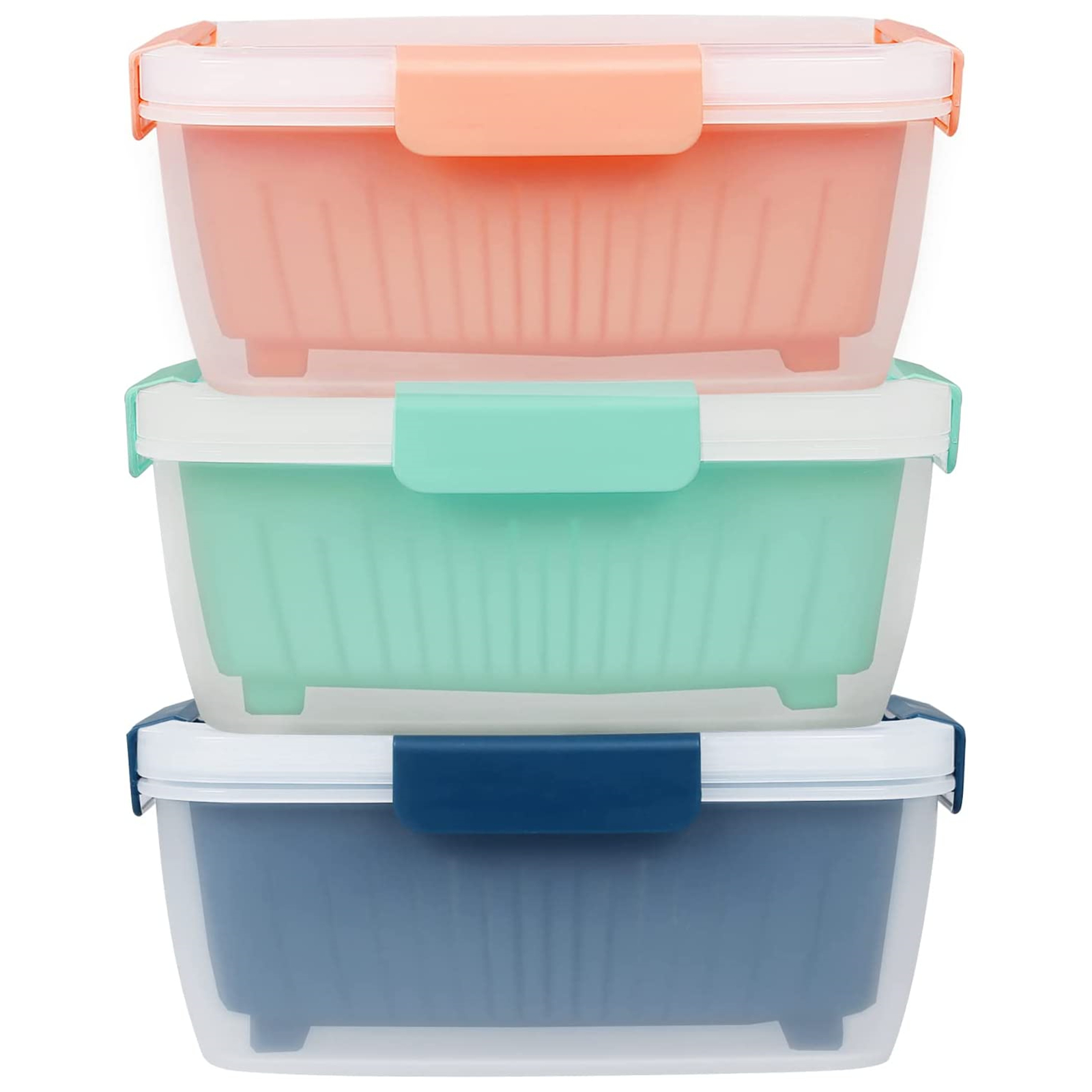Shopwithgreen Berry Keeper Box Containers 3pcs - 68oz-shopwithgreen
