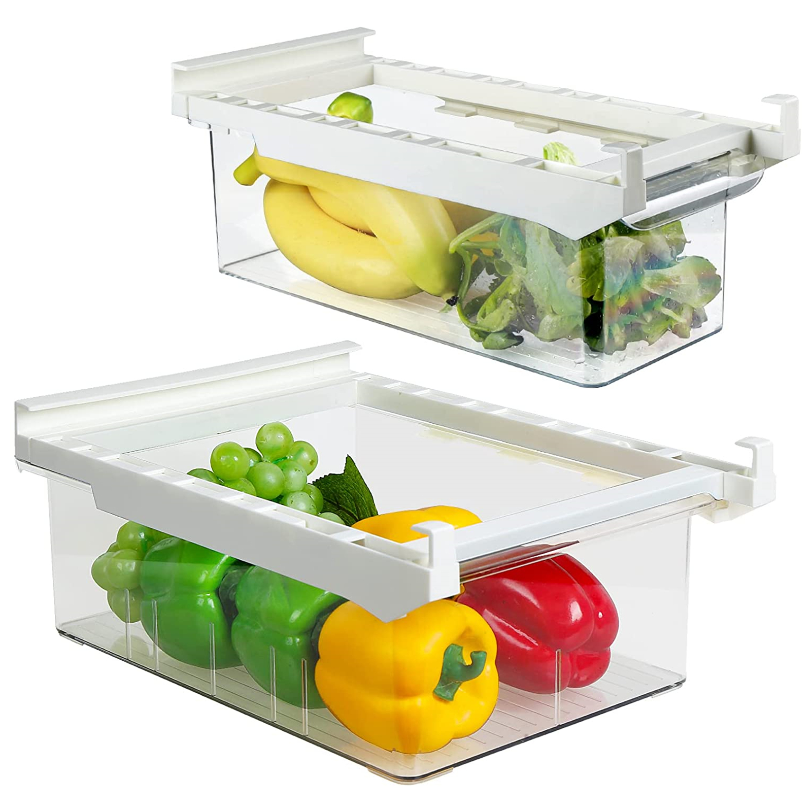 Shopwithgreen Refrigerator Organizer Bins with Handle - Small & Large-shopwithgreen