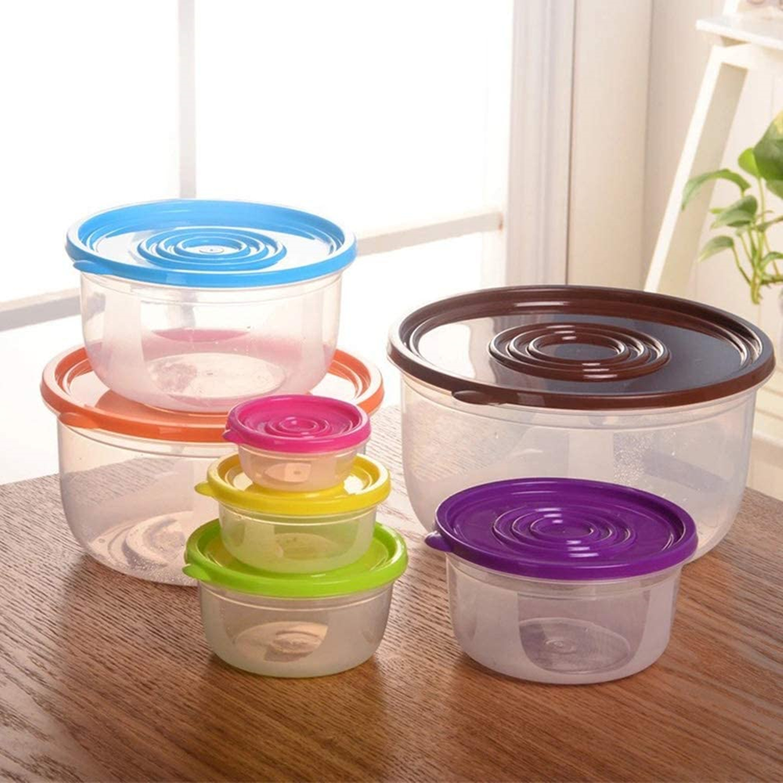 Softmark - Lastic Storage Bowls Set - 17 Pieces Green