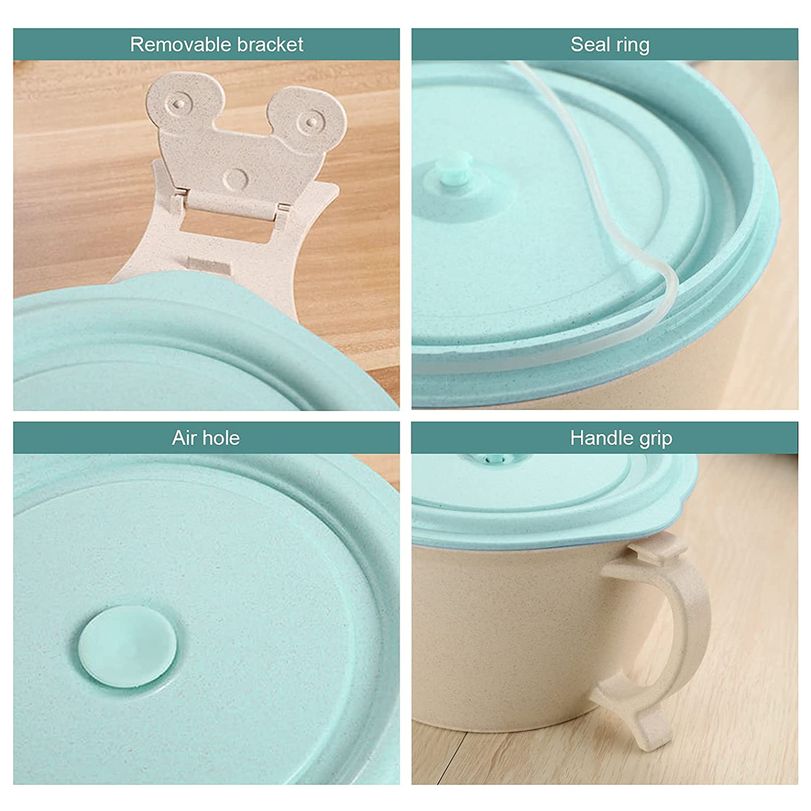 Shopwithgreen Cup Noodle Bowl with Lid 48 OZ-shopwithgreen