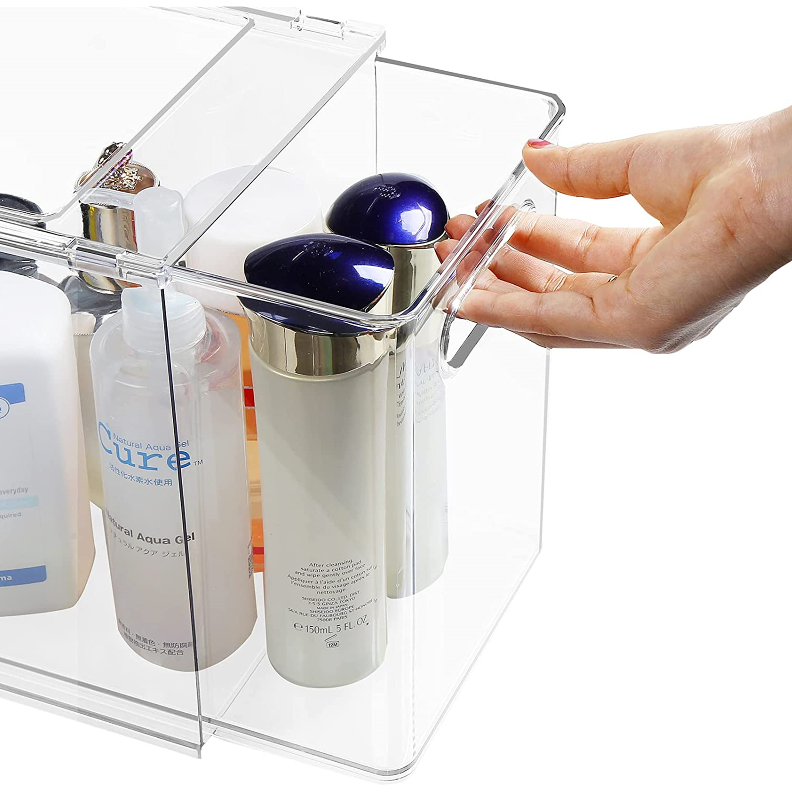 Shopwithgreen Refrigerator Organizer Bins with Pull-out Drawer - Extra Large-shopwithgreen