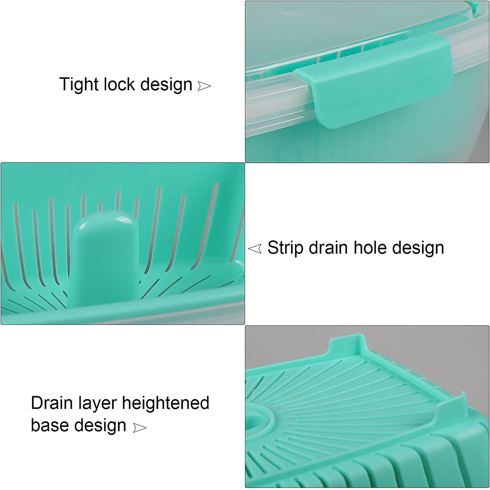 Shopwithgreen Berry Keeper Box Containers 68oz - Green-shopwithgreen