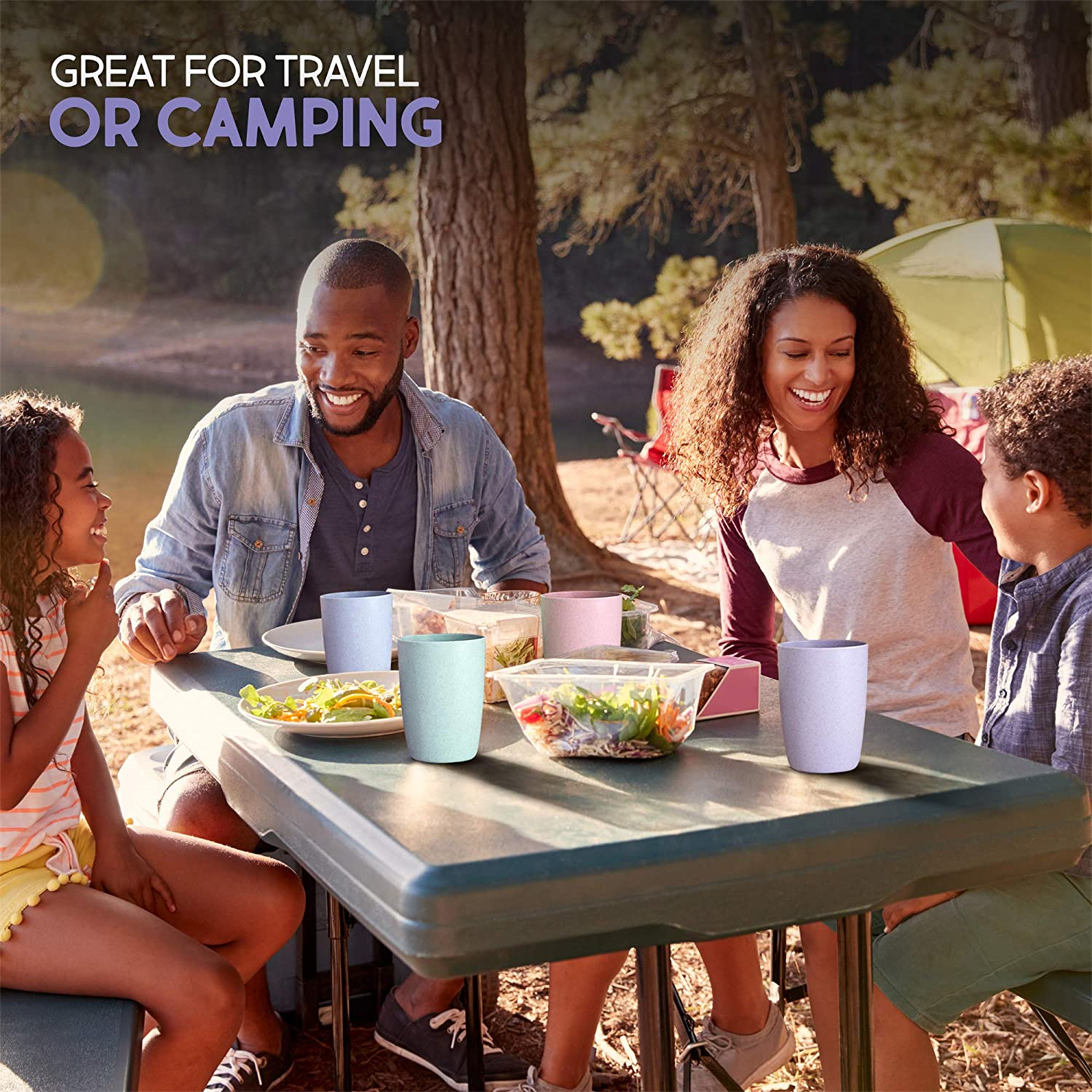 Shopwithgreen Wheat Straw Drinking Cups - 5pcs 12 OZ Pale Blush-shopwithgreen