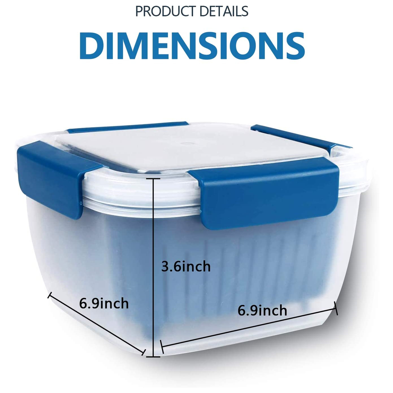 Shopwithgreen Berry Keeper Box Containers 3pcs - 52oz-shopwithgreen