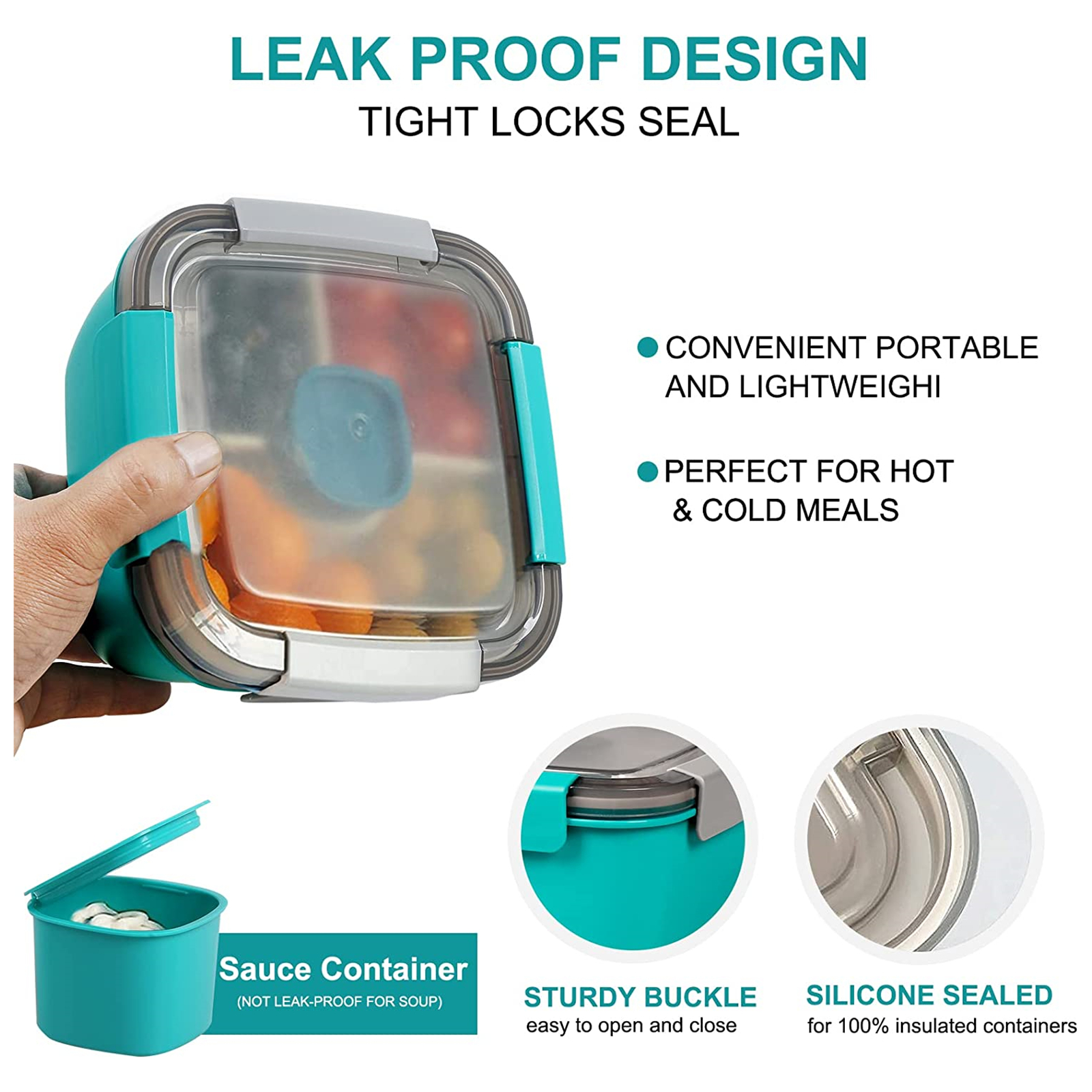 Shopwithgreen 52 OZ to Go Salad Container Lunch Container with 3-Compartment - Lake Blue-shopwithgreen