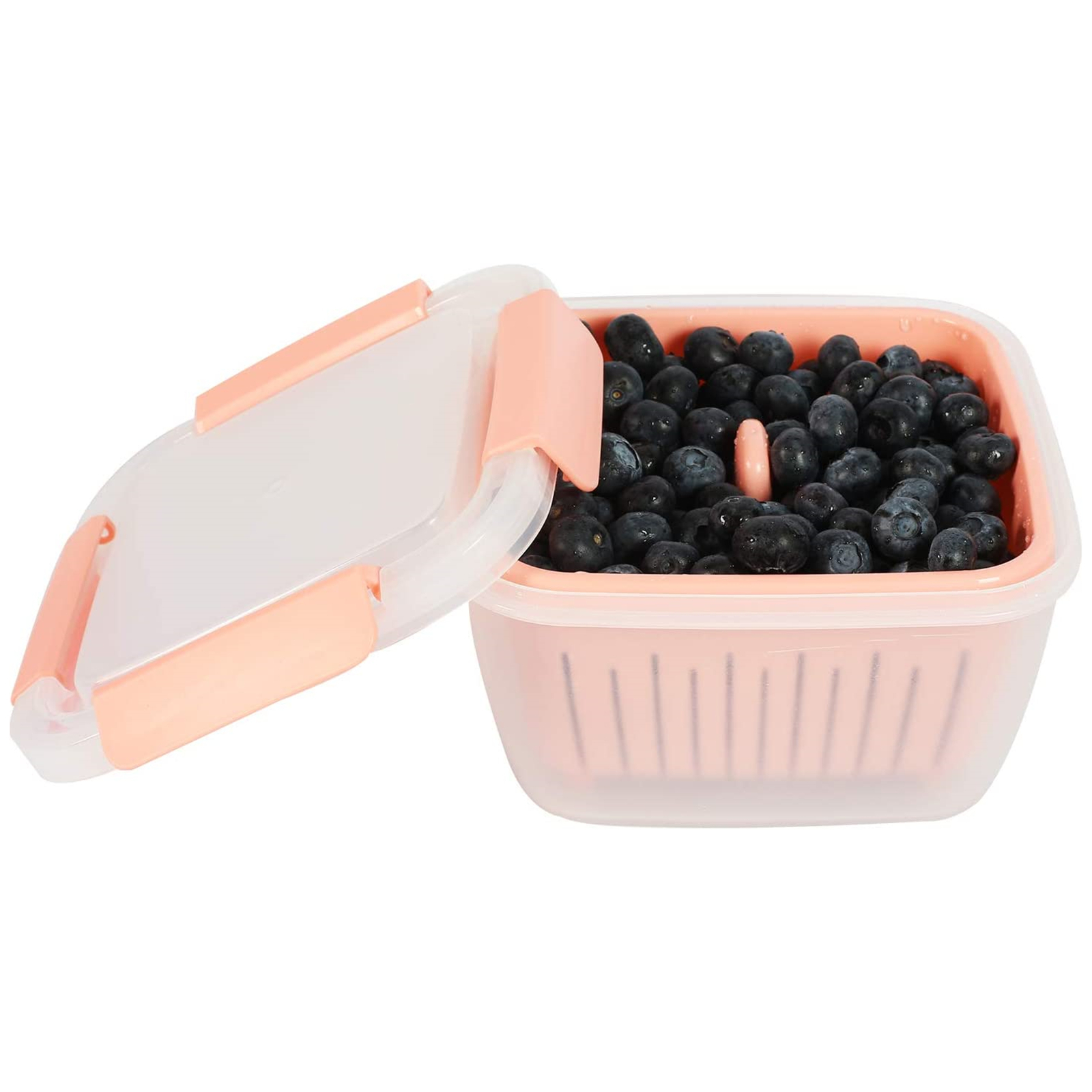 Shopwithgreen Berry Keeper Box Containers 52oz - Pink-shopwithgreen