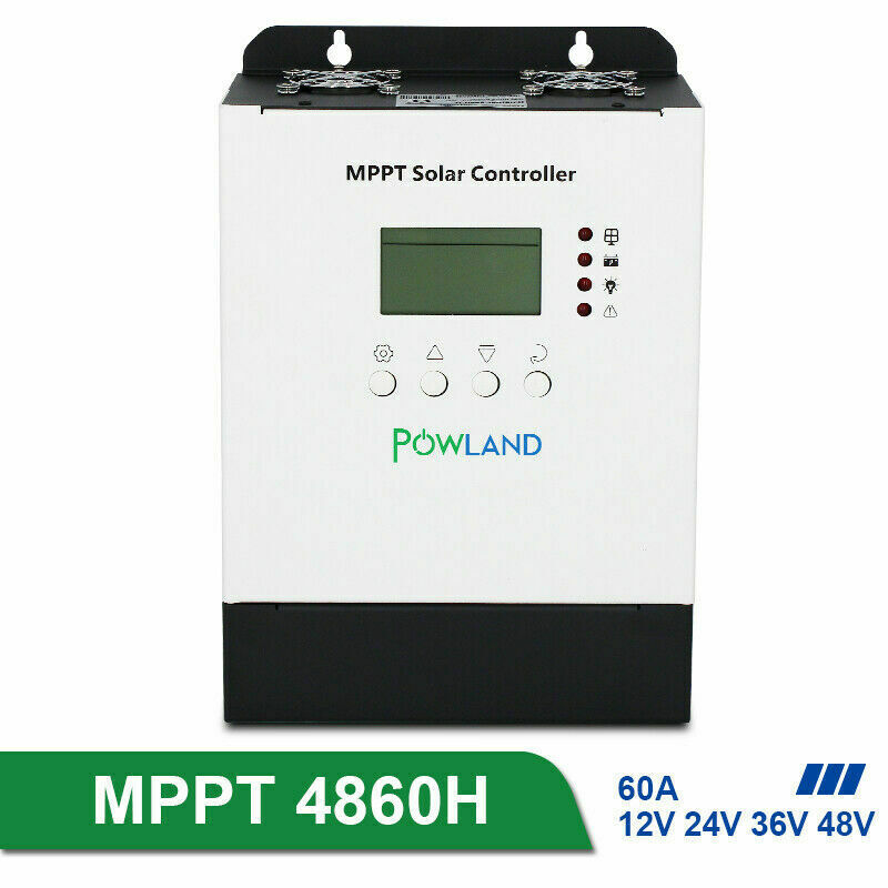 60A MPPT Solarladeregler 12V/24V/36V/48V Solar Laderegler Charge Controller 