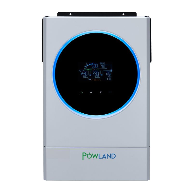 Powland Solar Power Inverter MPPT 5600W 230V 48v High PV Input 500vdc 120A MPPT Charger 100A Battery Charger Built-in Wifi