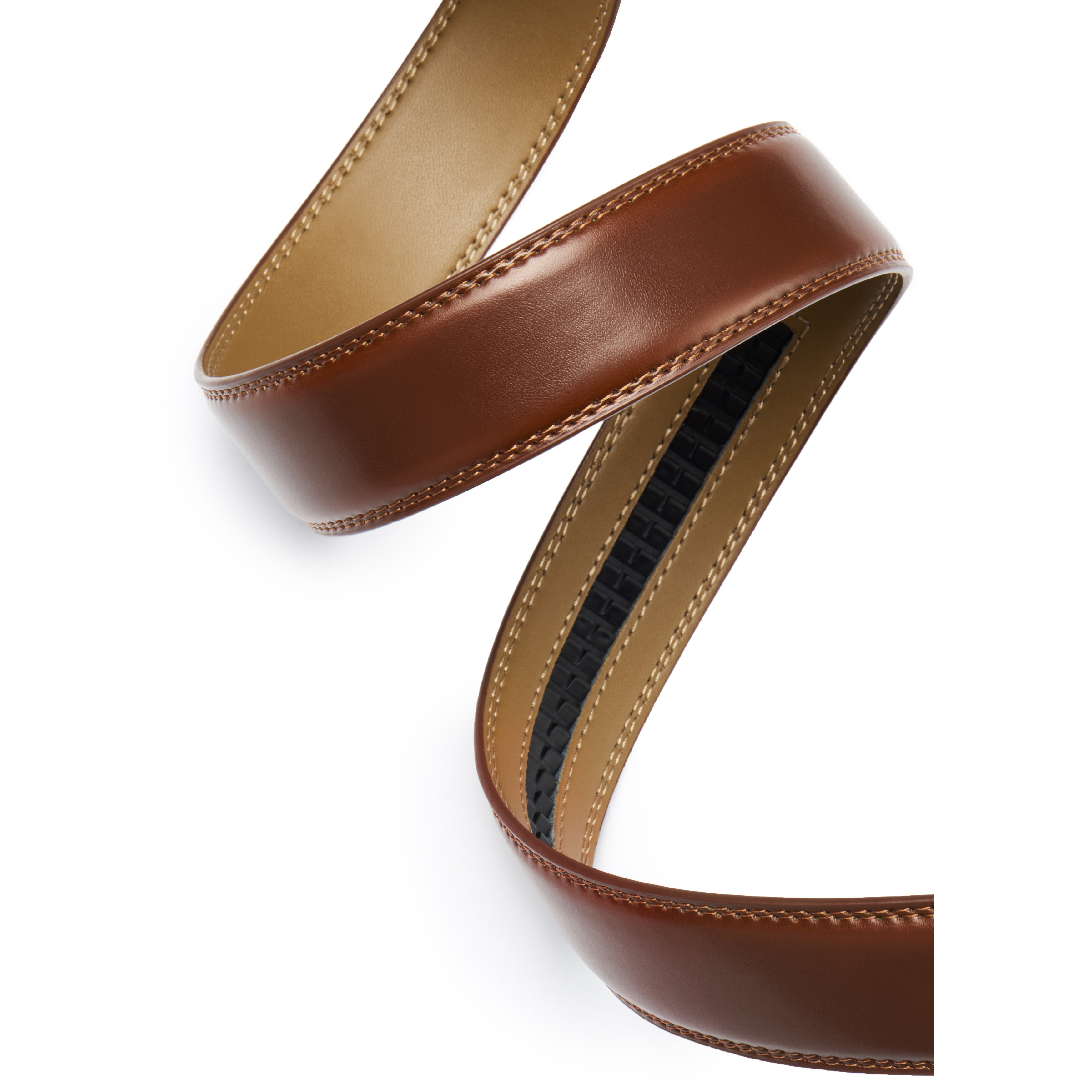 Chaoren Click Ratchet Belt Dress with Sliding Buckle 1 3/8" - Men's Belt Adjustable Trim to Exact Fit