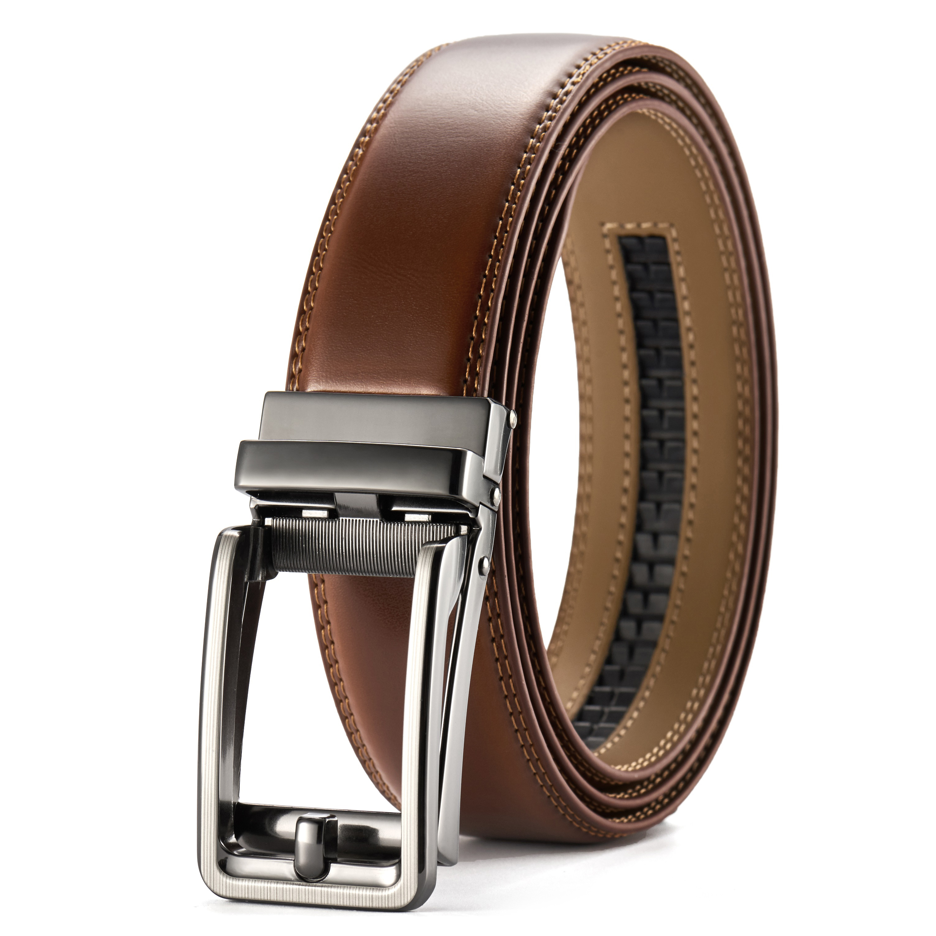 Cognac Ratchet Belt