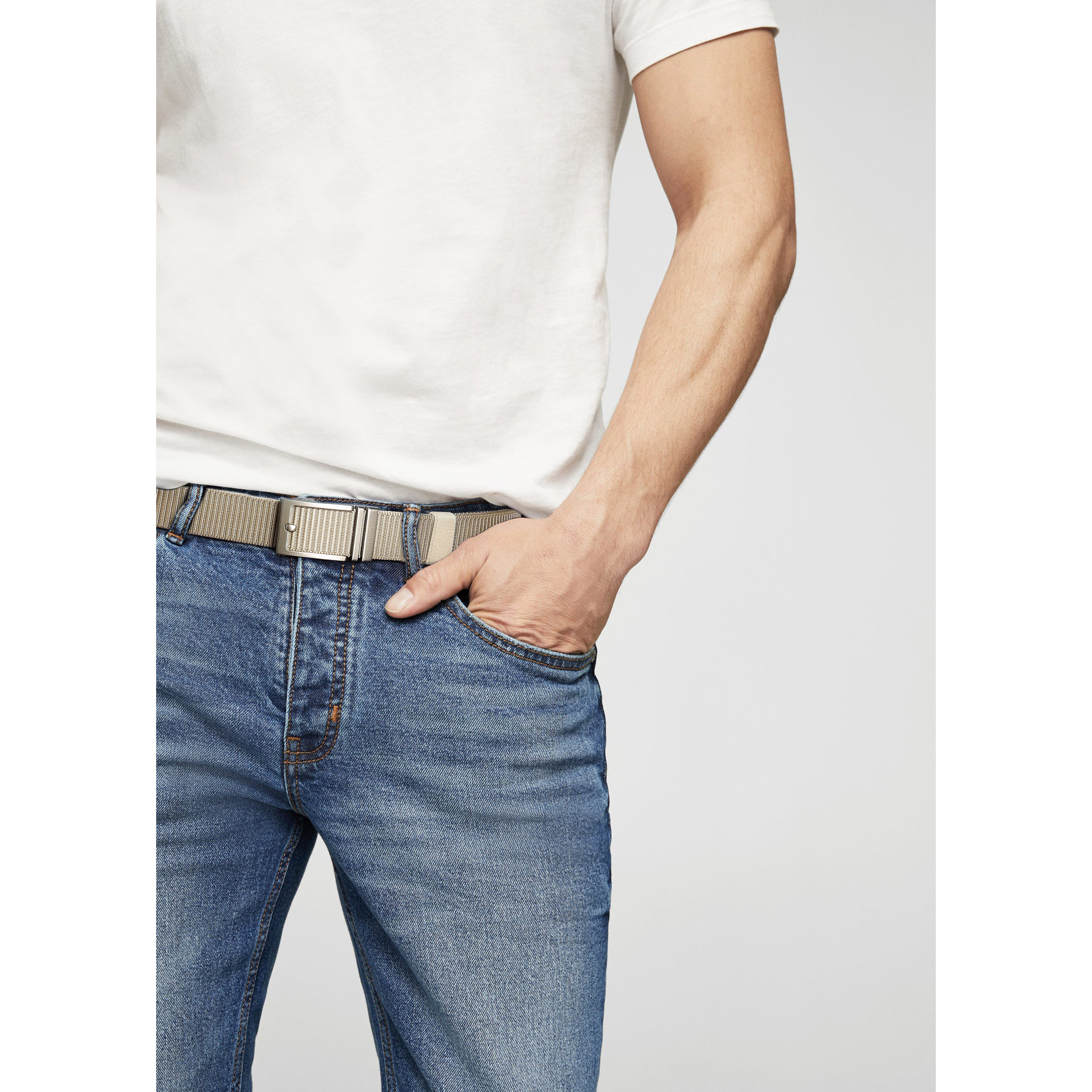 Chaoren Golf Belt 2 Pack Nylon Ratchet Belt, Mens Belts Casual for Outdoor Sport Fully Adjustable Trim to Exact Fit