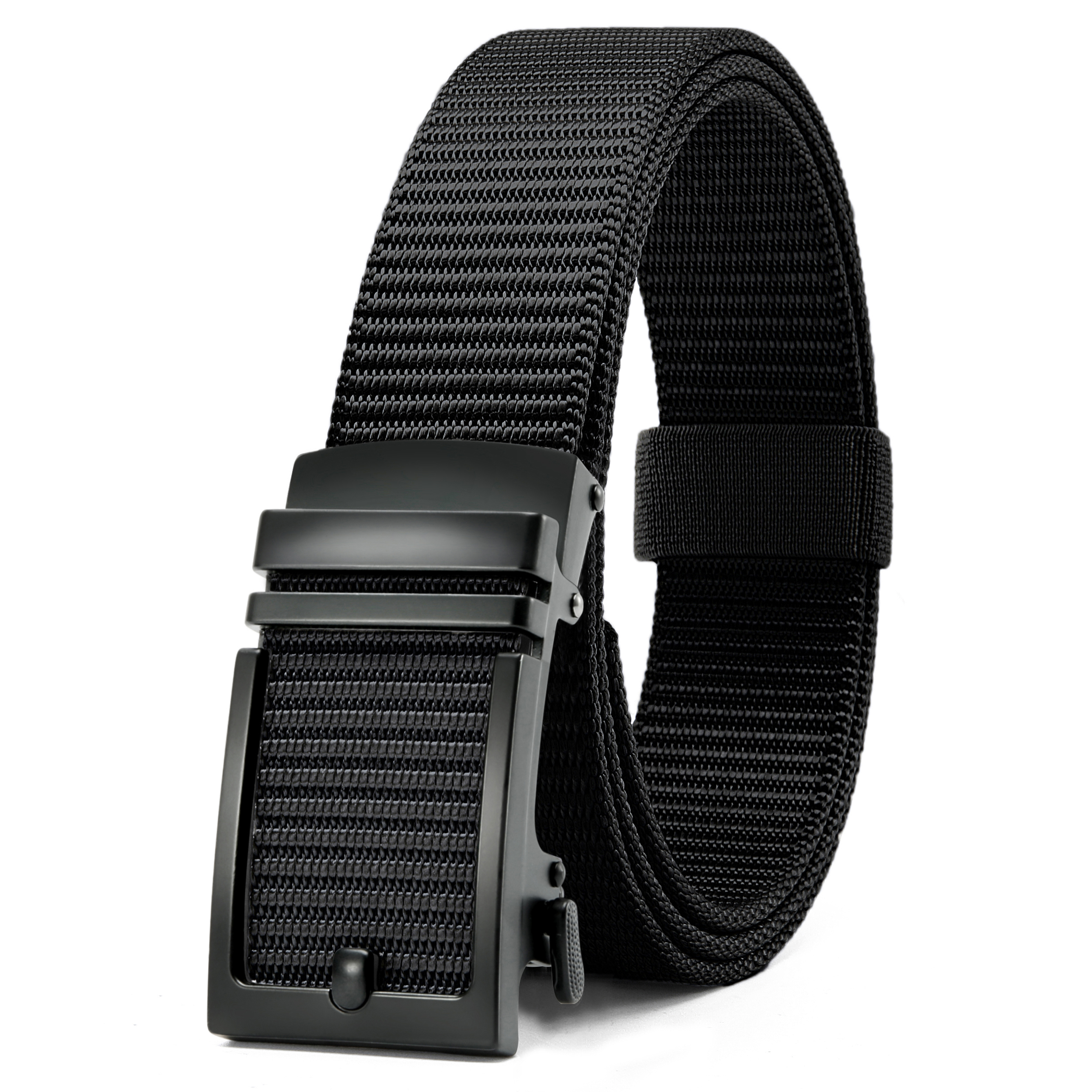 Chaoren Nylon Ratchet Belt, Mens Golf Belt Casual, Adjustable Trim to Exact Fit
