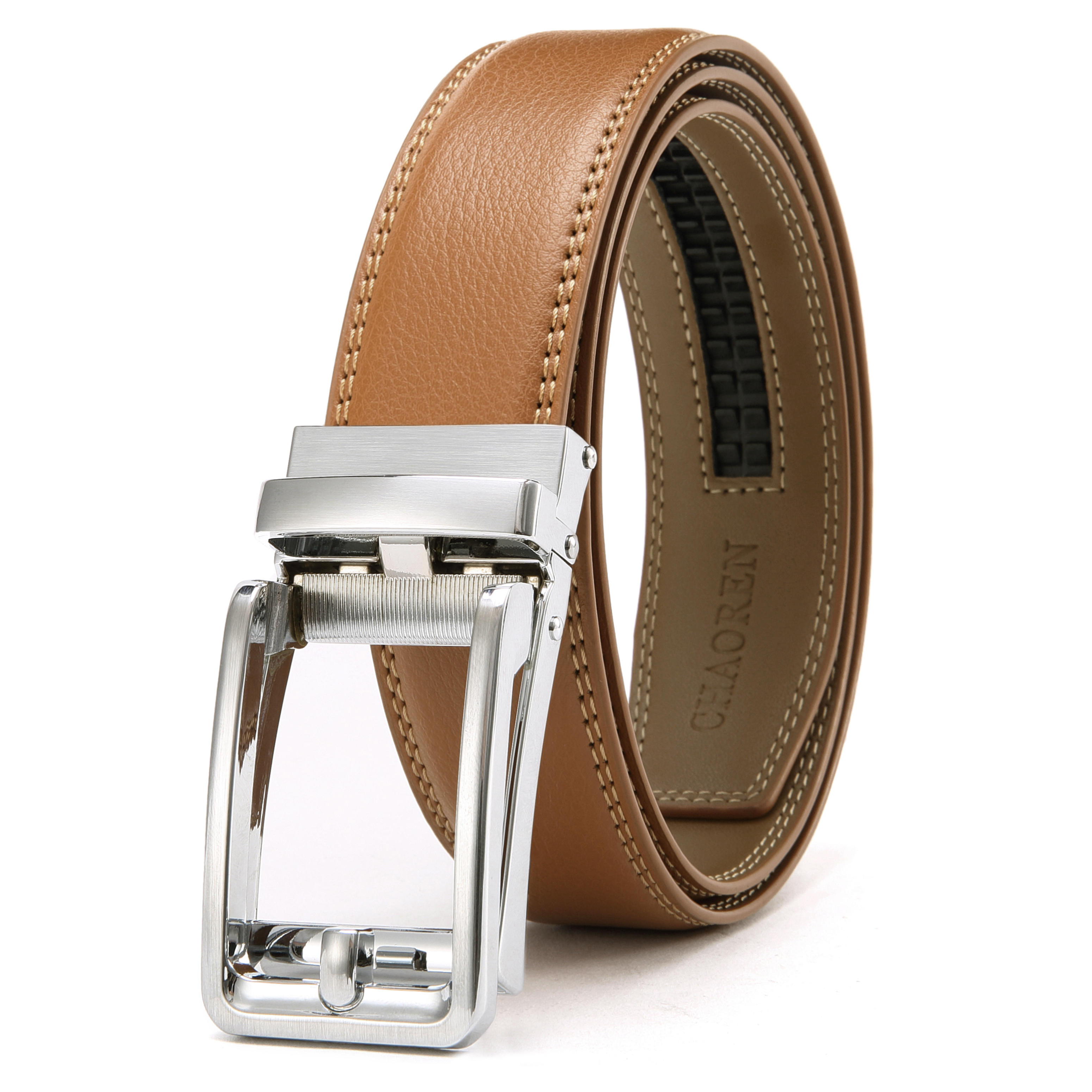 Light Brown Ratchet Belt