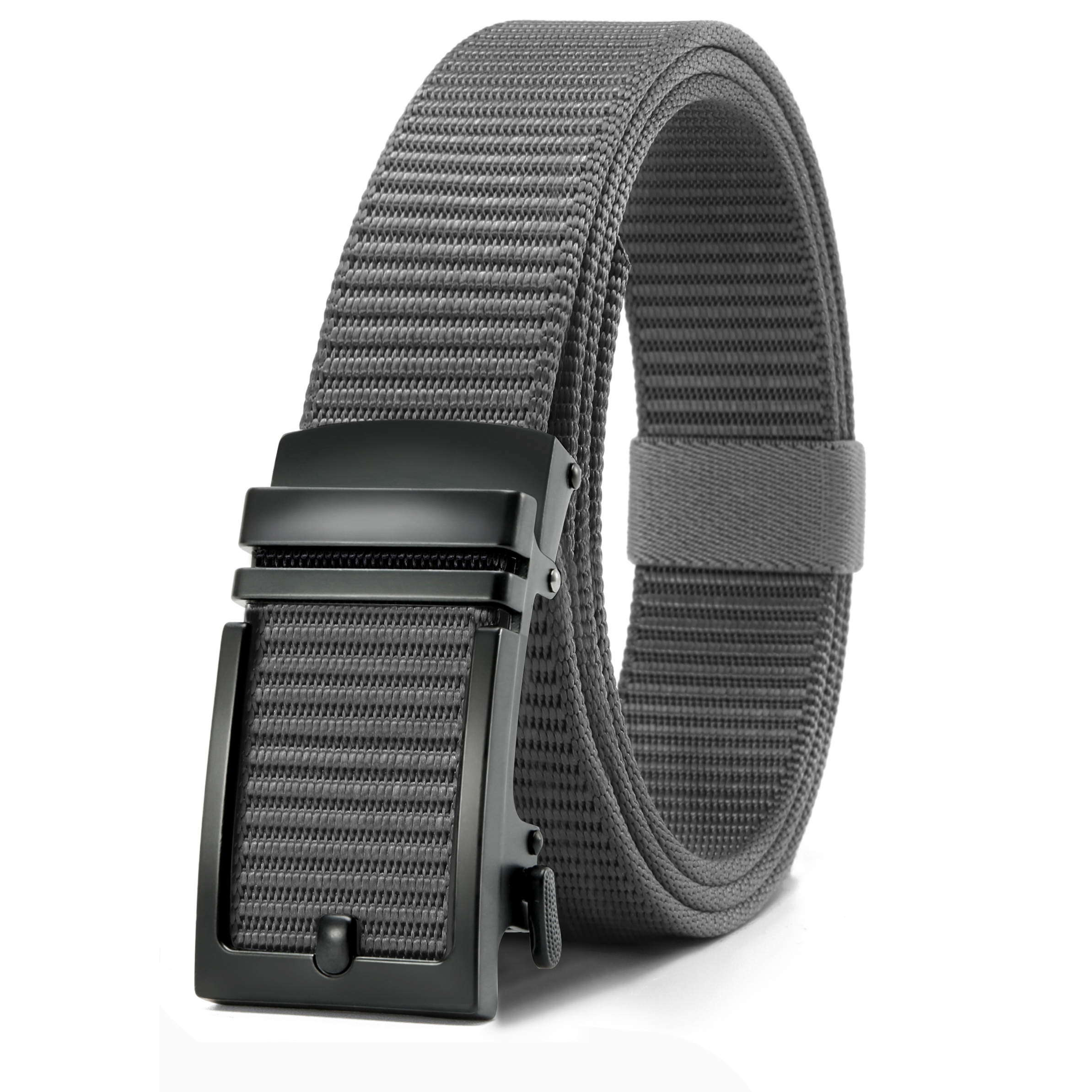 Chaoren Golf Belt 2 Pack Nylon Ratchet Belt, Mens Belts Casual for Outdoor Sport Fully Adjustable Trim to Exact Fit