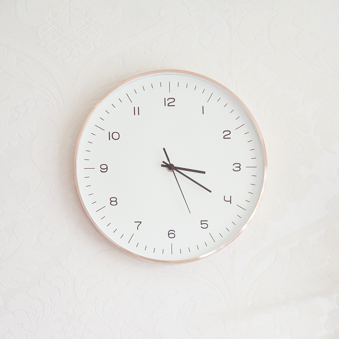 Marble Wall Clock