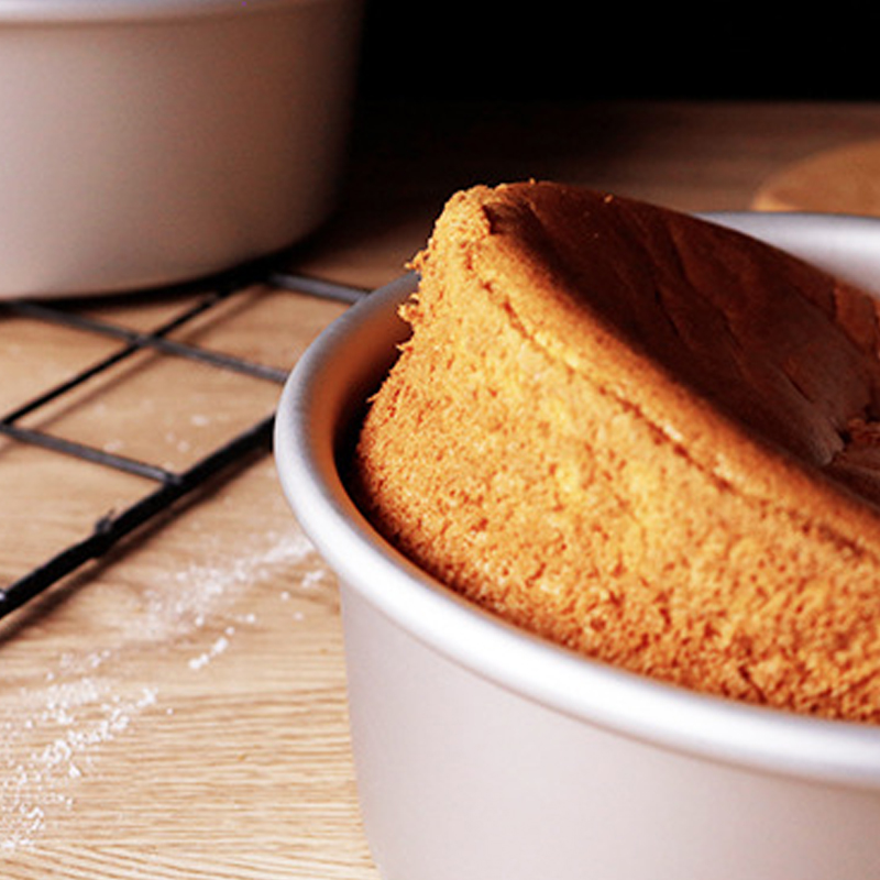 1/2/3pcs Tiered Round Cake Mold Set Aluminum Alloy Cake Pan Set Non Stick Baking Pans 4/6/8 inch Cakes Mould Removable Bottom-KASMOIRE