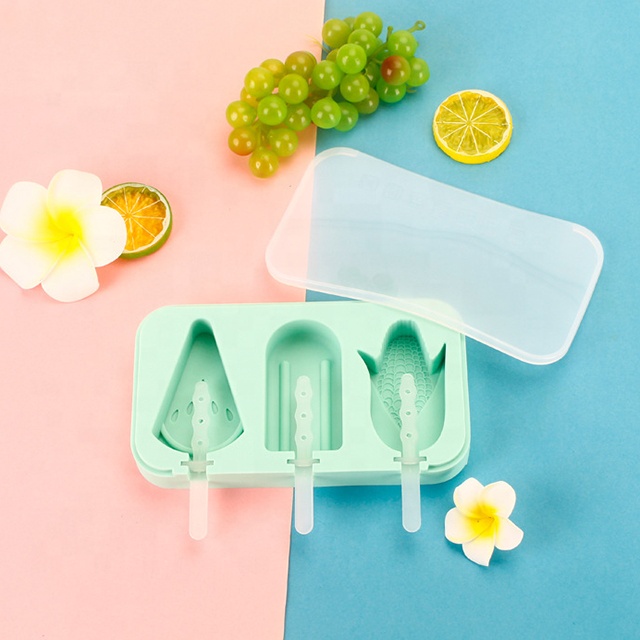 Kasmoire Reusable Silicone Diy Popsicle Molds With Sticks