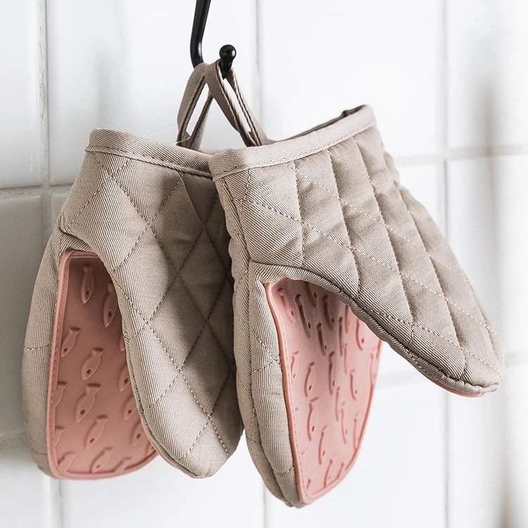 One Piece Silicone Anti-scalding Oven Gloves Mitts Kitchen Silicone Gloves Tray Dish Bowl Holder Baking Insulation Hand Clip-KASMOIRE