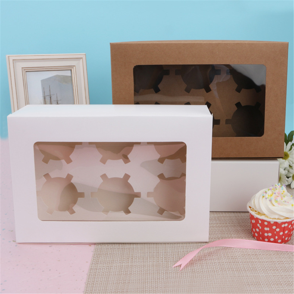 Clear Windowed Cupcake Boxes With Removable Tray For 2/4/6/12 Cups Cake For Party Christmas Food Kitchen Dessert Containers Clear Windowed Cupcake Boxes With Removable Tray For 2/4/6/12 Cups Cake For Party Christmas Food Kitchen Dessert Containers Clear W