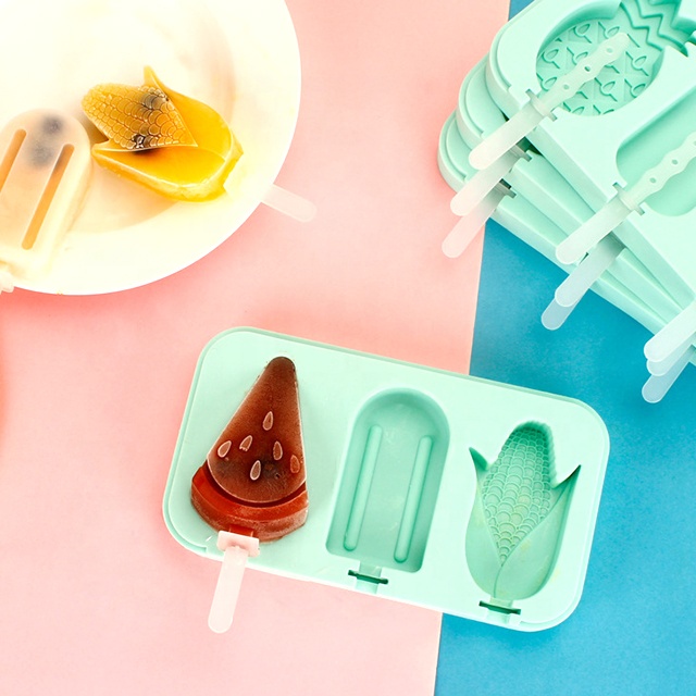 Kasmoire Reusable Silicone Diy Popsicle Molds With Sticks