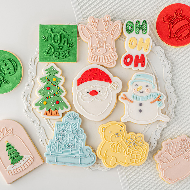 Christmas Tree Cookies-KASMOIRE
