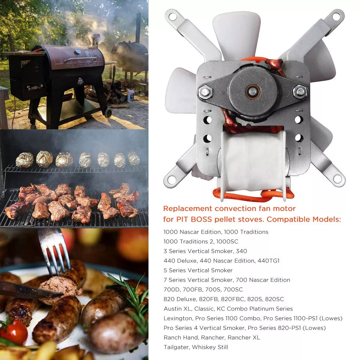 pit boss fan replacement