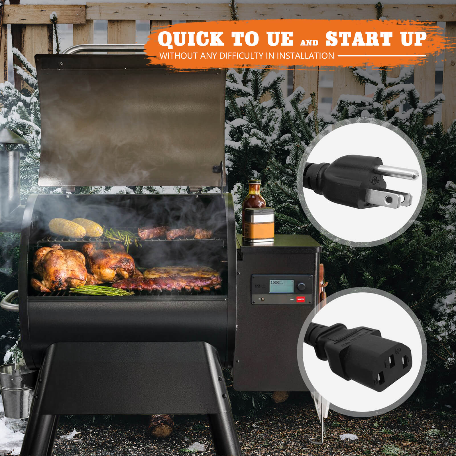 Traeger Ironwood 650 power cord