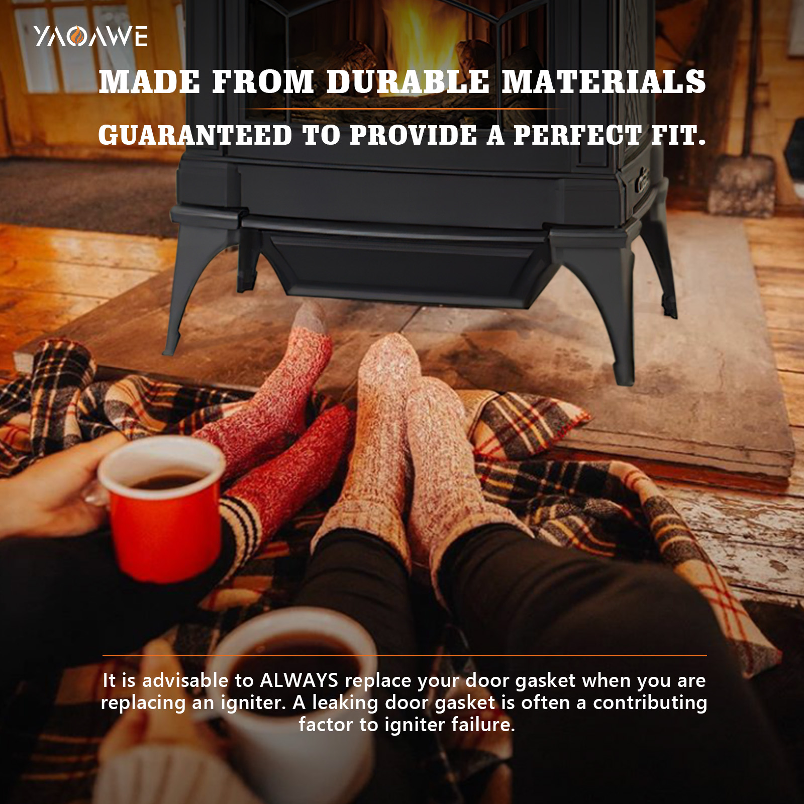 Igniter Replacement for Enviro, VistaFlame, Regency, Hudson River Pellet Stove-YAOAWE