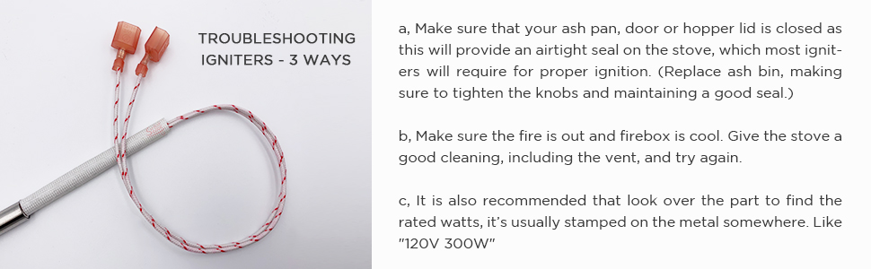 heating element tool for pellet stove