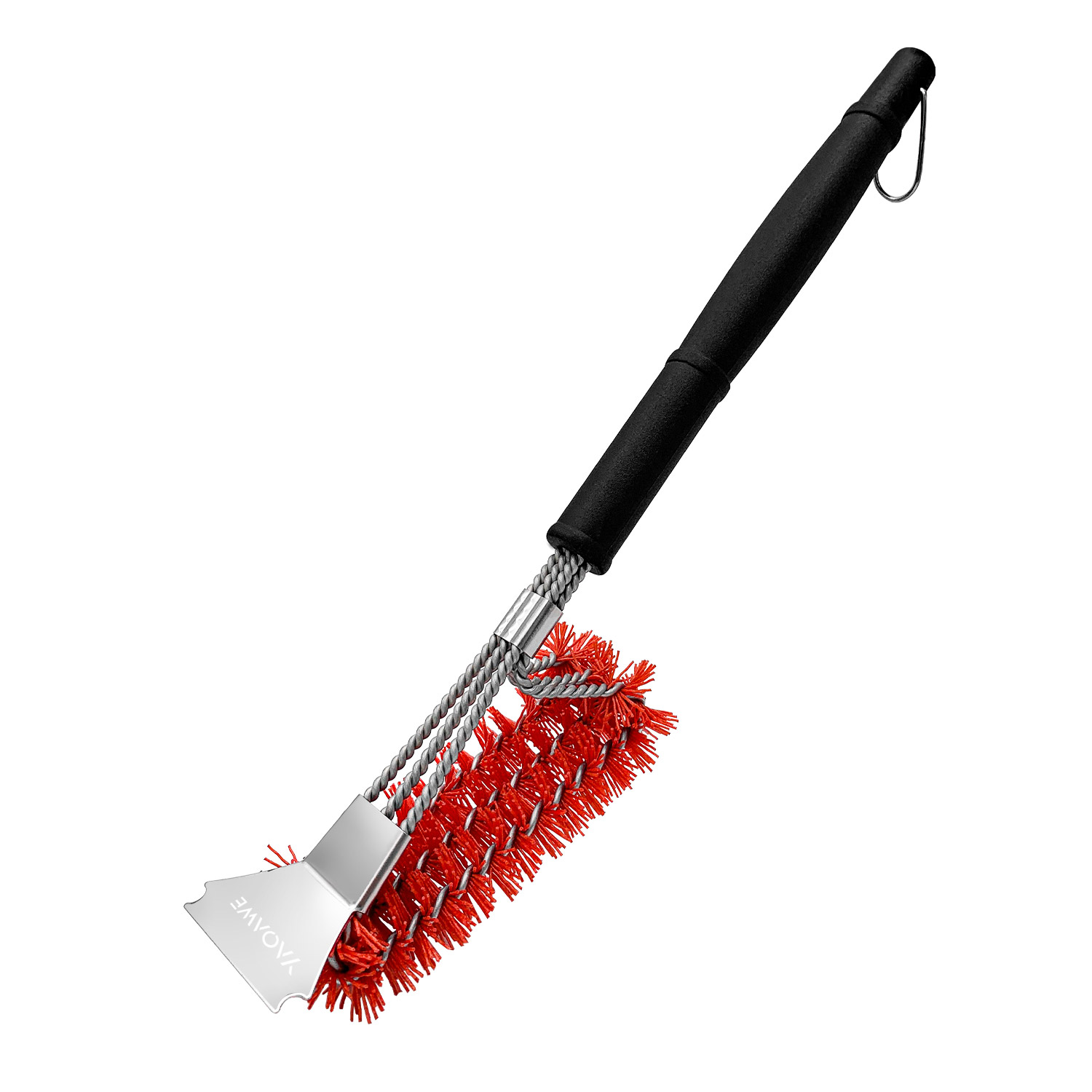 Nylon Grill Brush for Porcelain Grates, Clean Grill Brush for a Cool Grill-YAOAWE