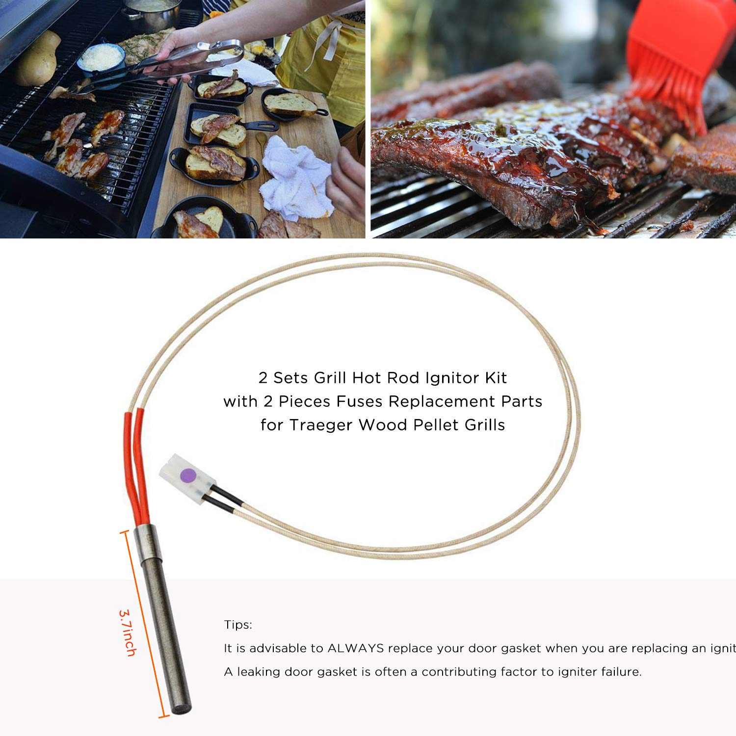 Hot Rod Ignitor Replacement for Traeger Pellet Grills