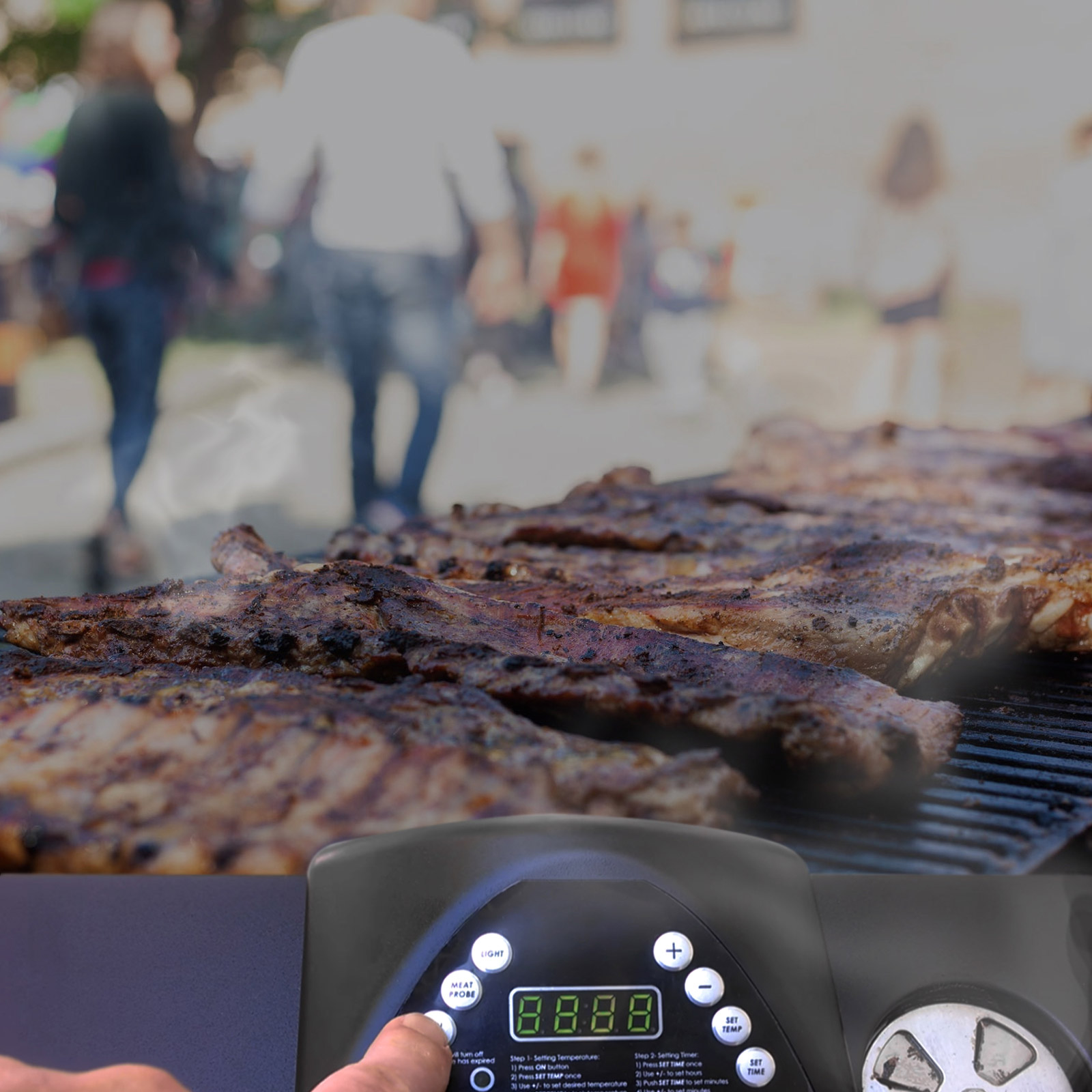 Masterbuilt digital control panel