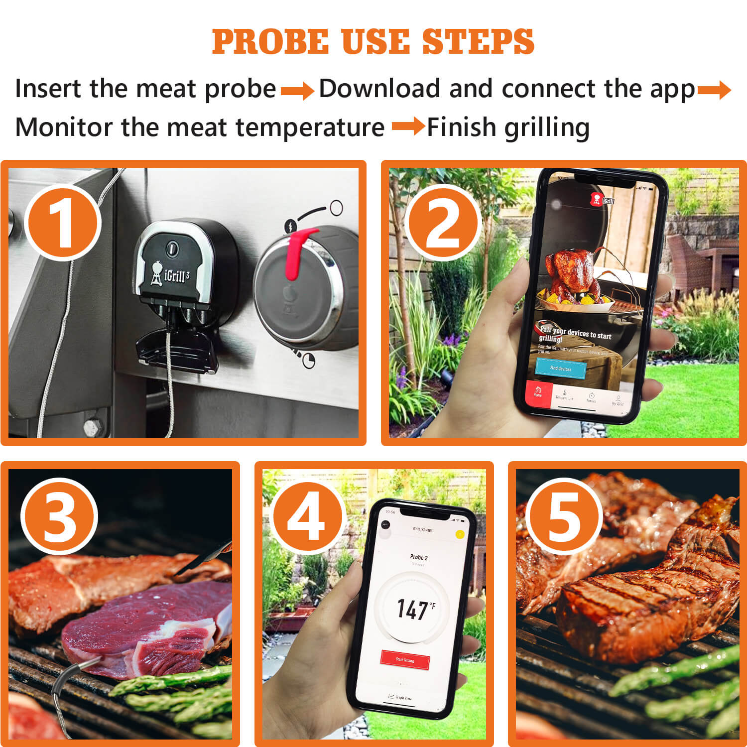 weber grill thermometer