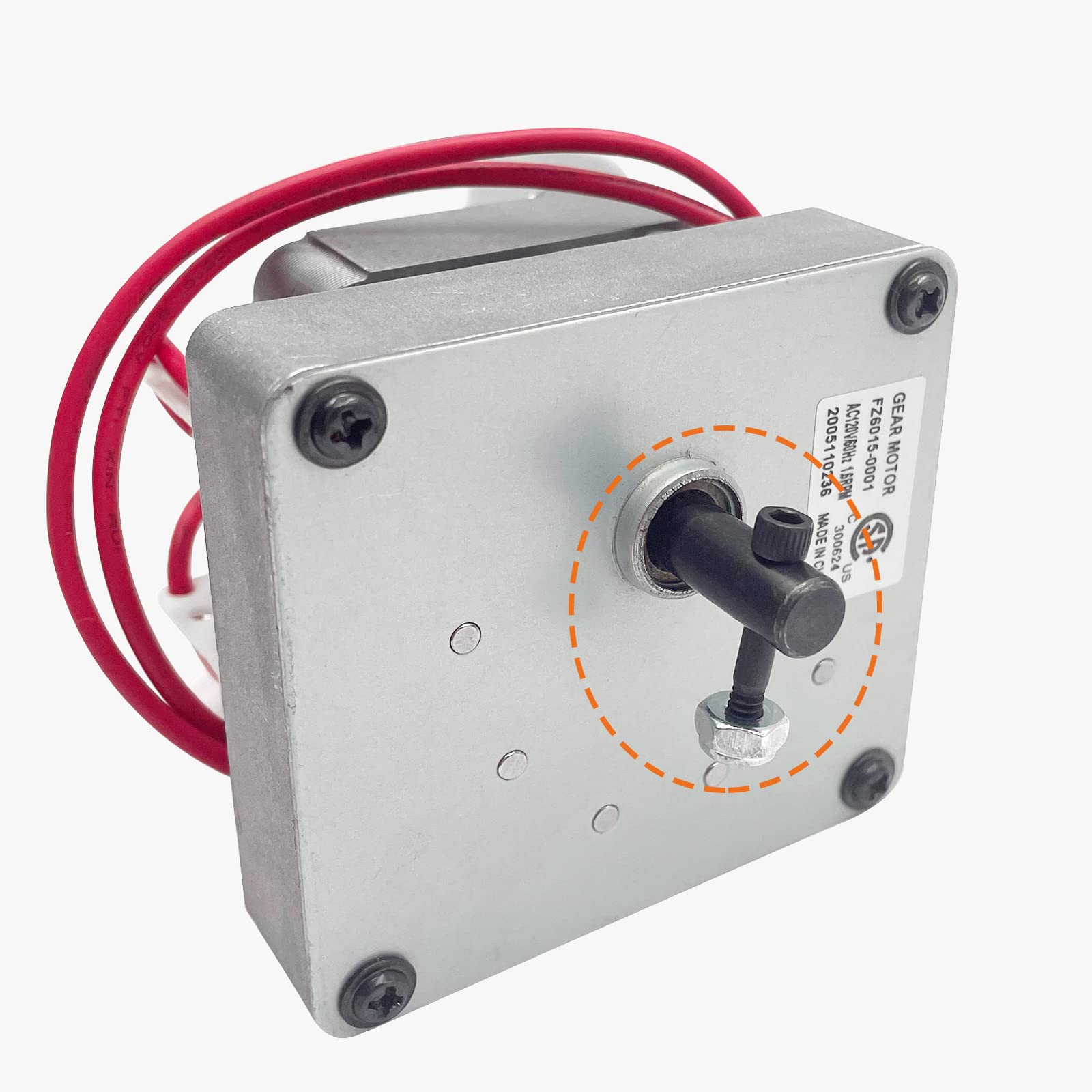 Auger Motor Shaft Nut and Bolt