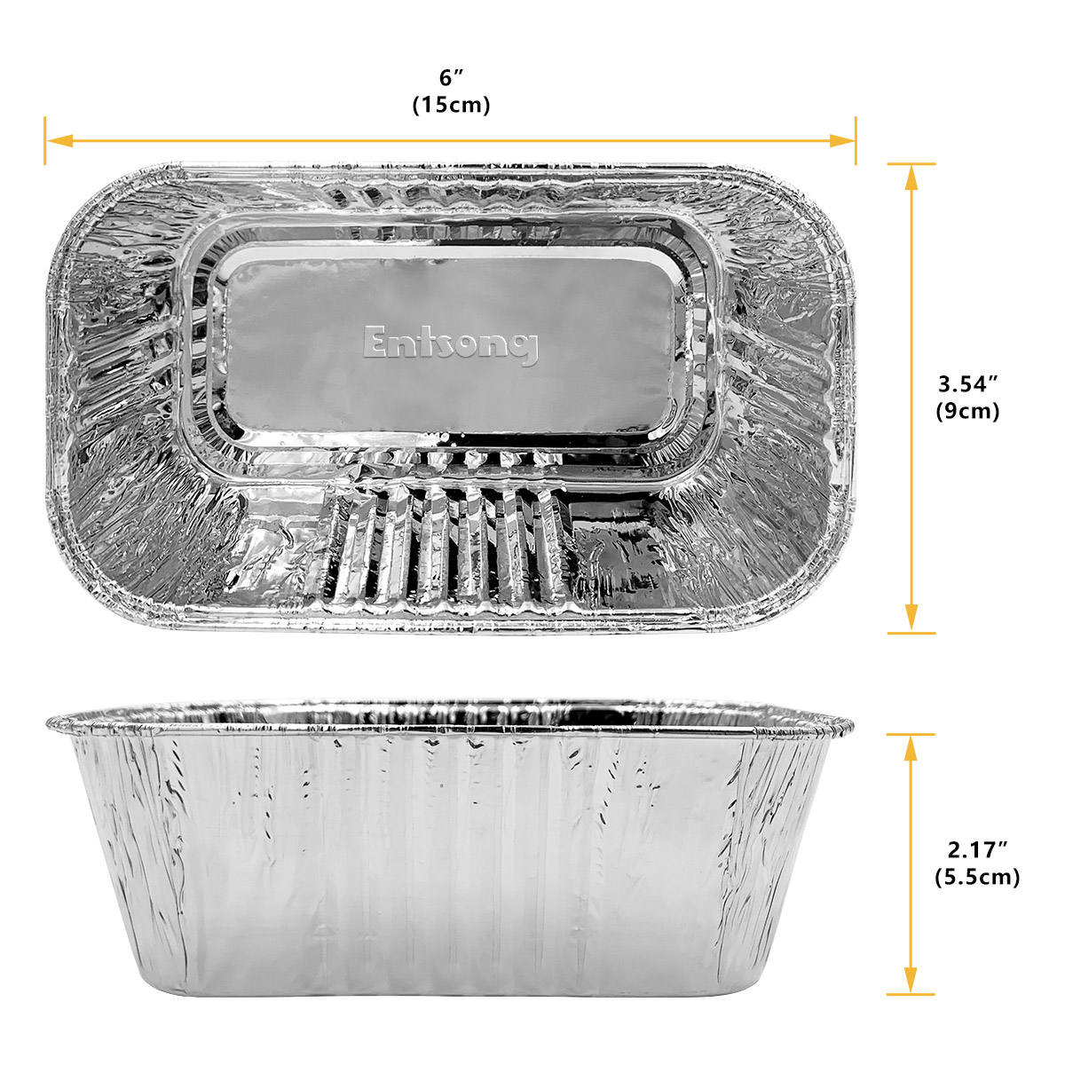 20 Pack Aluminum Loaf Pans, Mini Disposable Loaf Pans