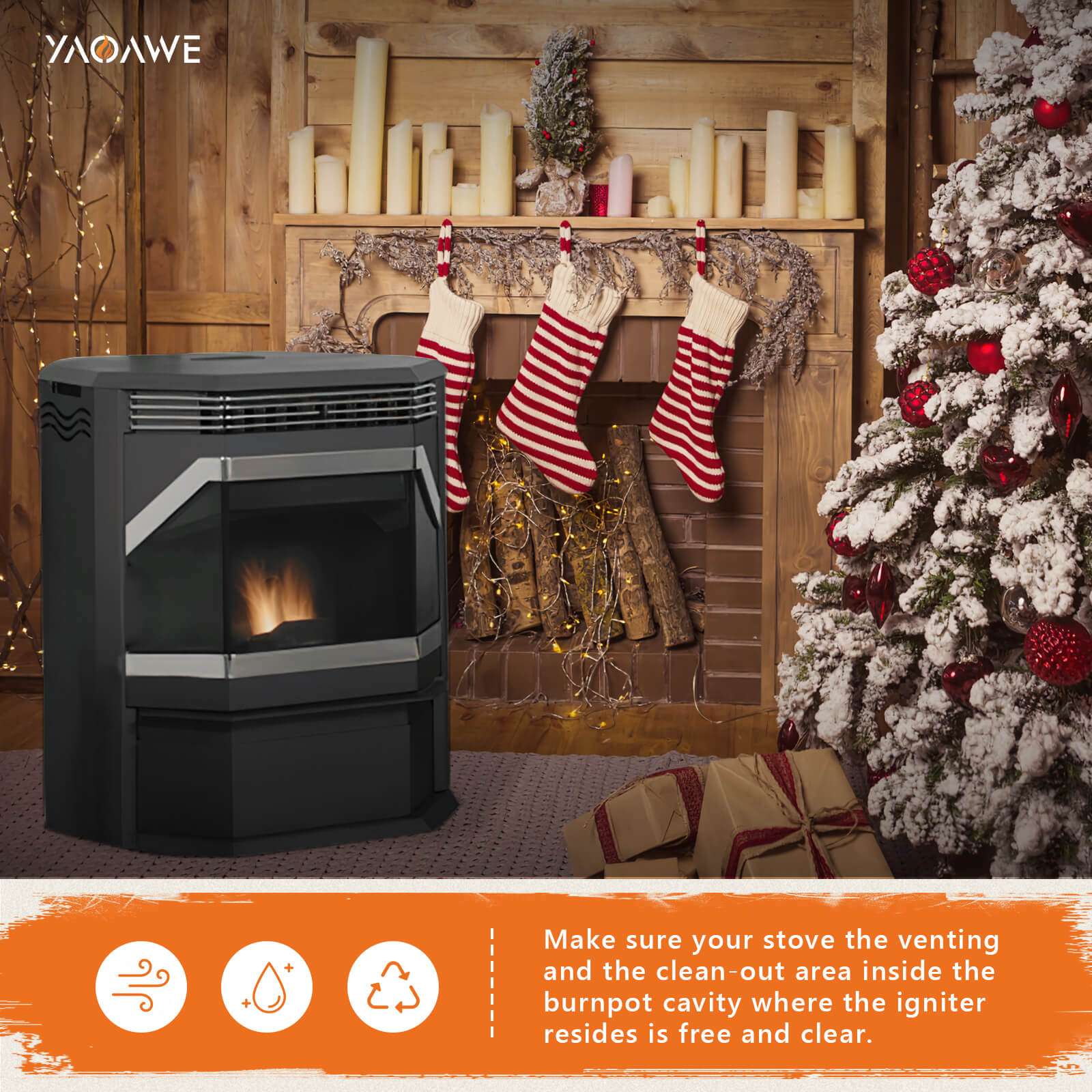 Replacement Stove Igniter for Lennox / Country Winslow Pellet Stove-YAOAWE