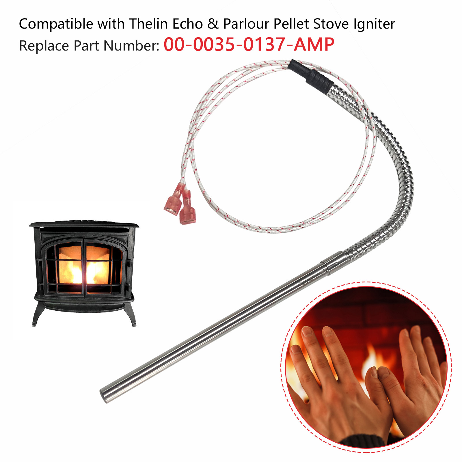 Thelin Echo & Parlour Pellet Stove lgniter