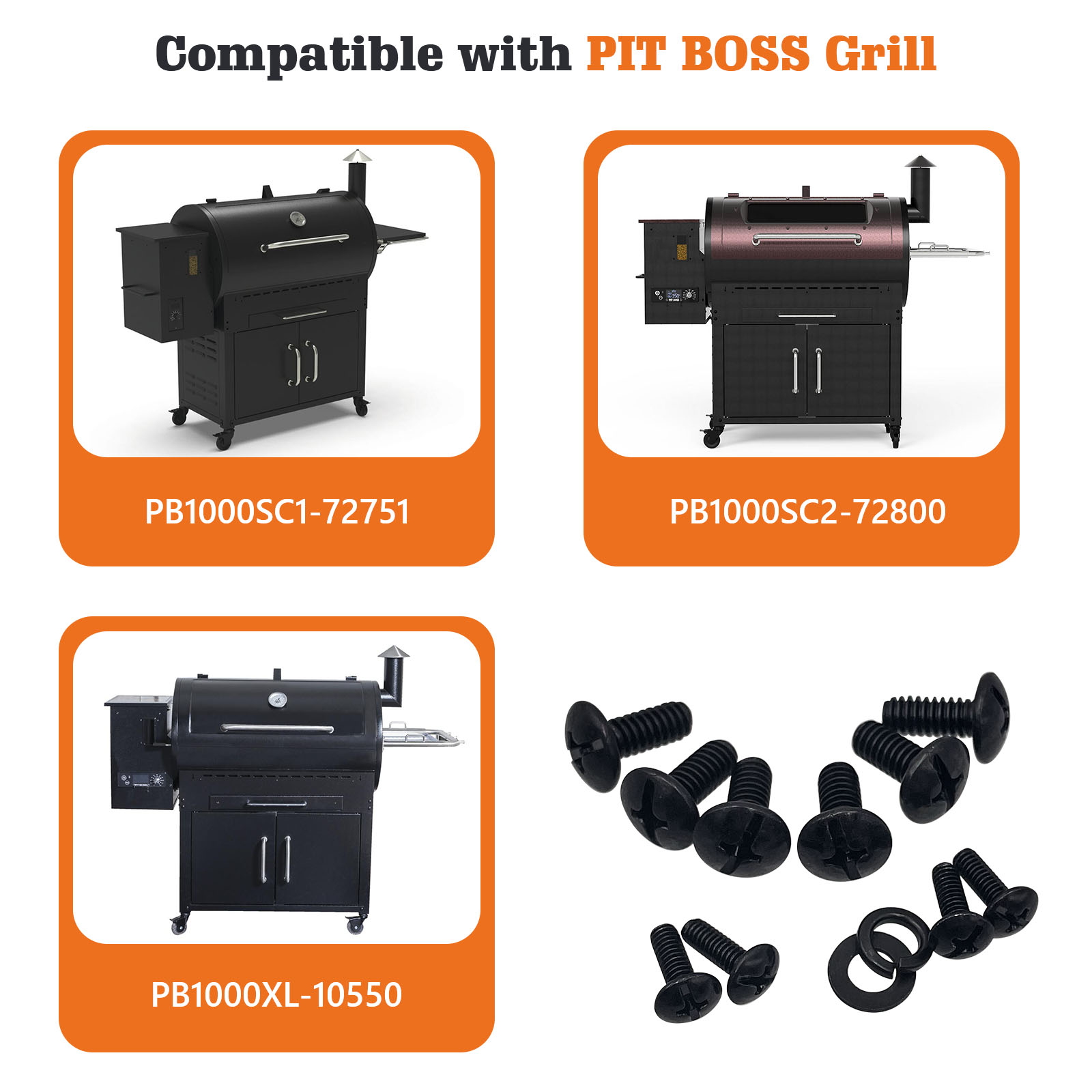 pit boss replacement hardware set