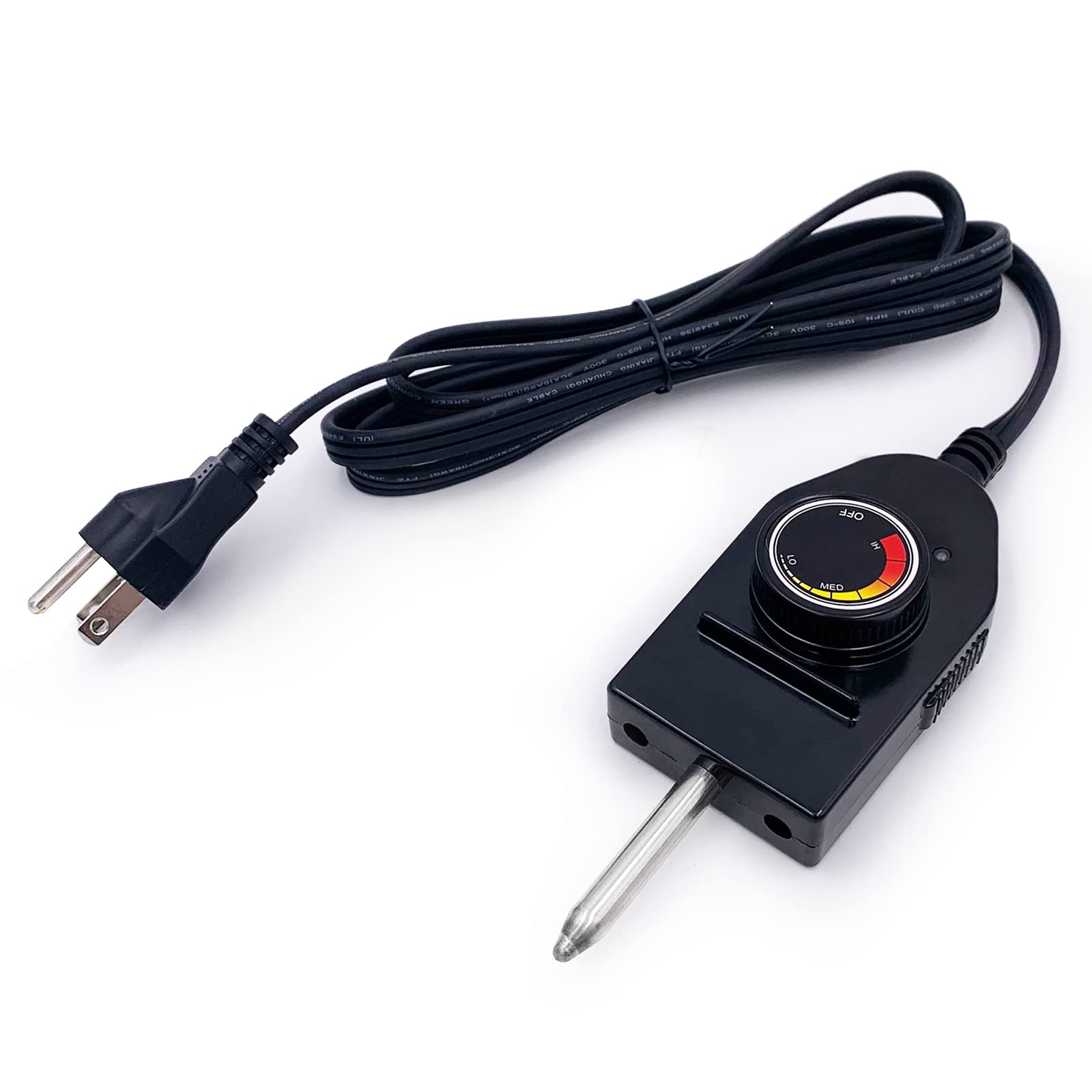 Analog Control Power Cord with temperature control knob for Masterbuilt Electric Smoker-YAOAWE