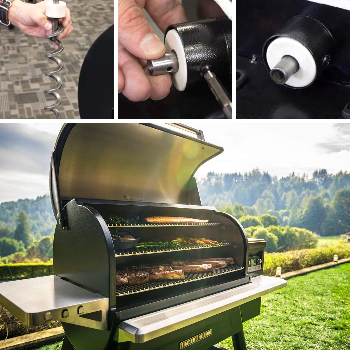 Replacement auger tube bushing for the push rod & shaft