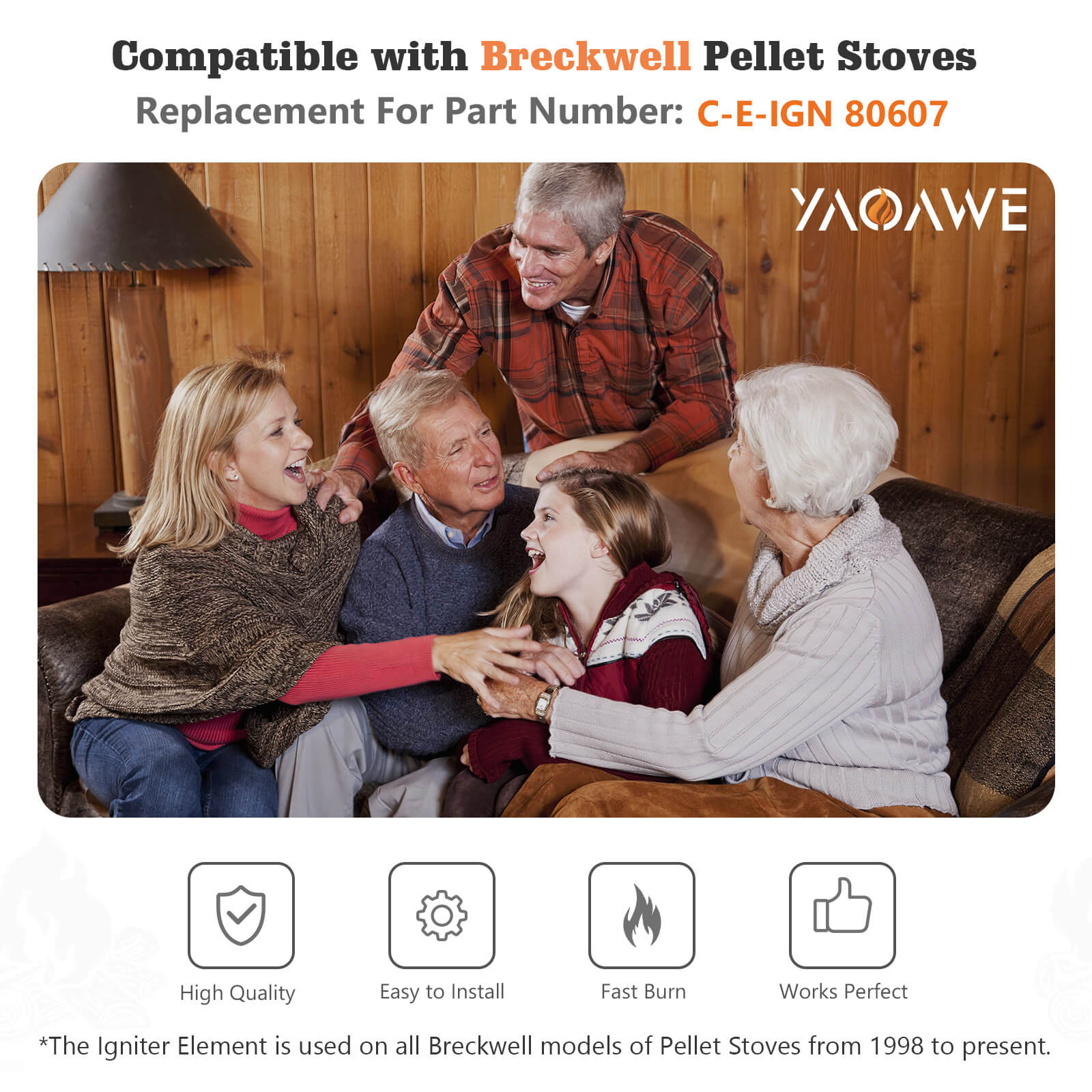 Ashley pellet stove igniter