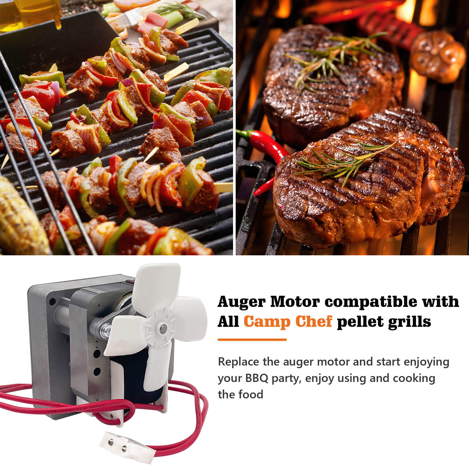 camp chef auger motor