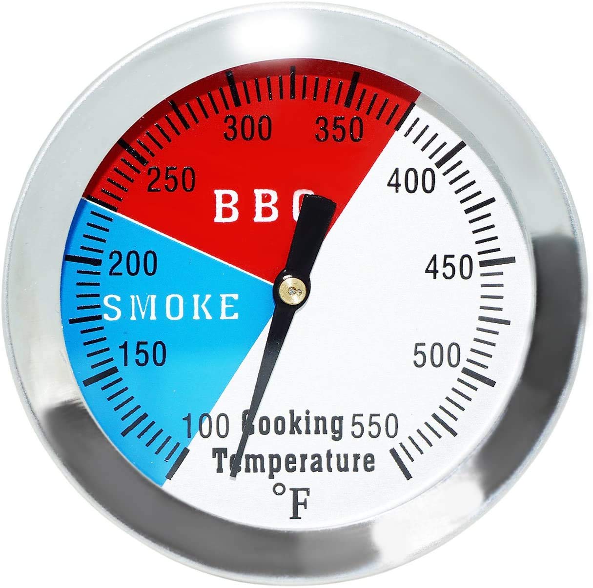 2 Inch BBQ Thermometer Gauge, Charcoal Grill Pit Smoker Temp Gauge Grill Thermometer-YAOAWE