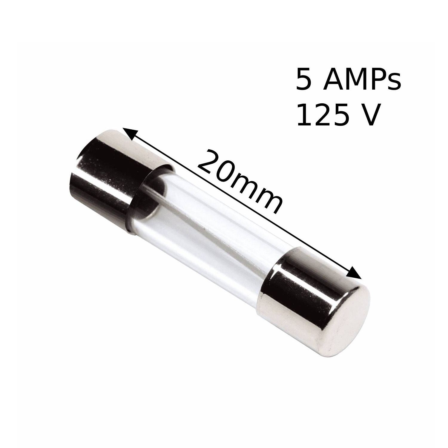 Mini Glass 5 Amp Fuses for Traeger Pellet GrillYAOAWE