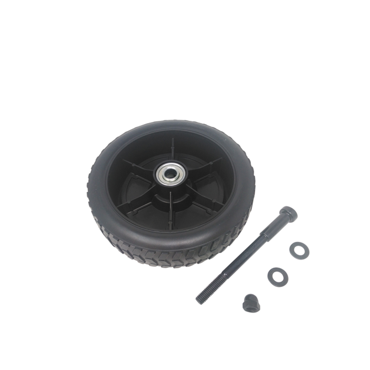 Large 7" Black Wheel Kit for Traeger Pellet GrillYAOAWE