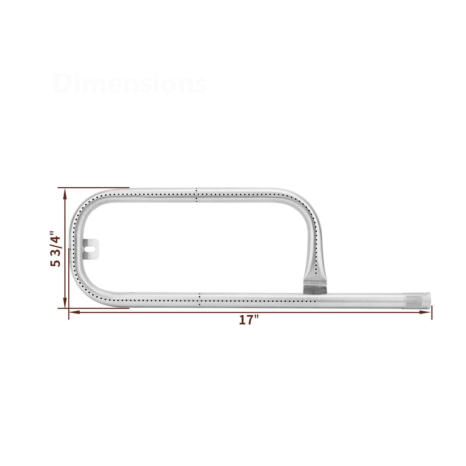 17 Inch Burner Tube Kit for Weber Q 100/1000-YAOAWE